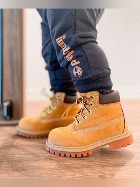 Timberland Toddlers' 6-Inch Premium Waterproof Boot / Wheat size US 10